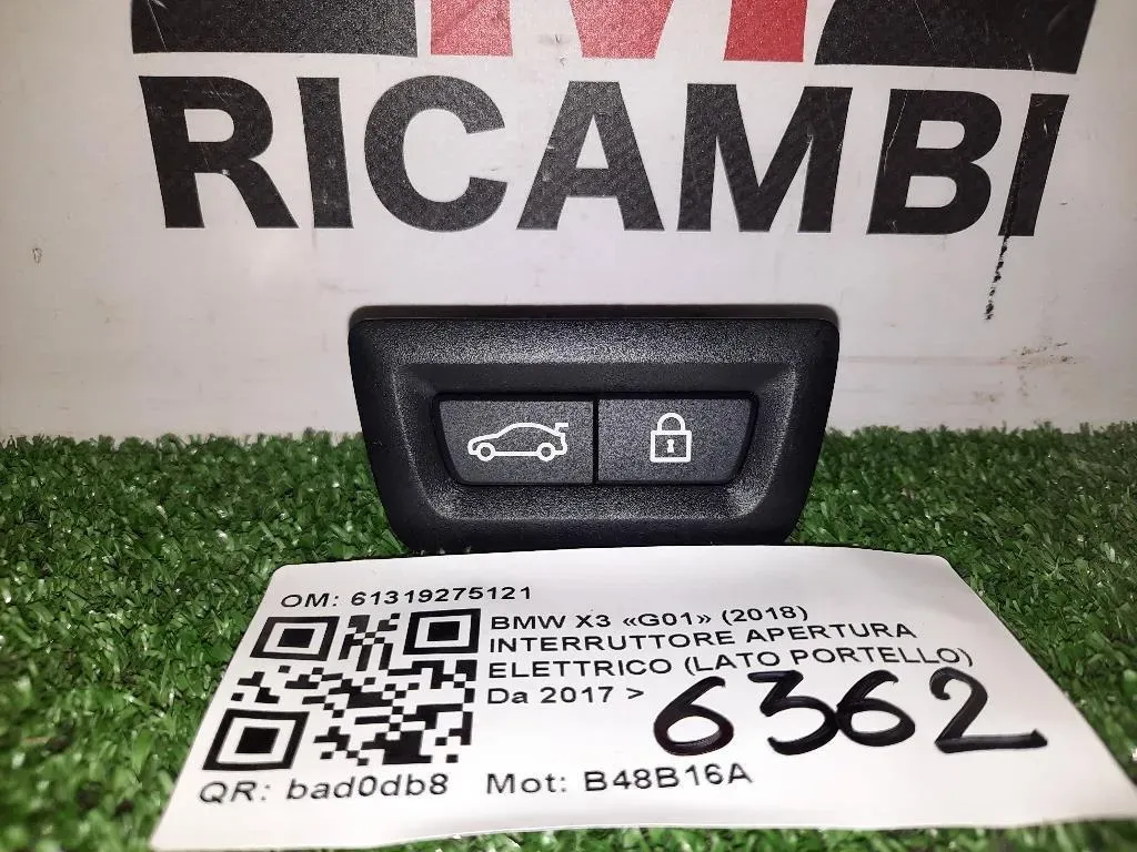 Interruttore Apertura Elettrico LATO Portello 61319275121 Bmw X3 G01 2018