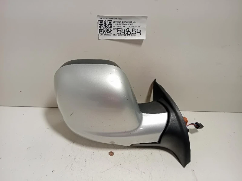 Retrovisore Esterno ANT DX 232673076 6+3 FILE Citroen Berlingo III 2015