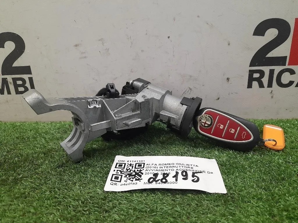 Interruttore Avviamento Accensione BLOCCHETTO ACCENSIONE 61141101 Alfa Romeo Giulietta 2010