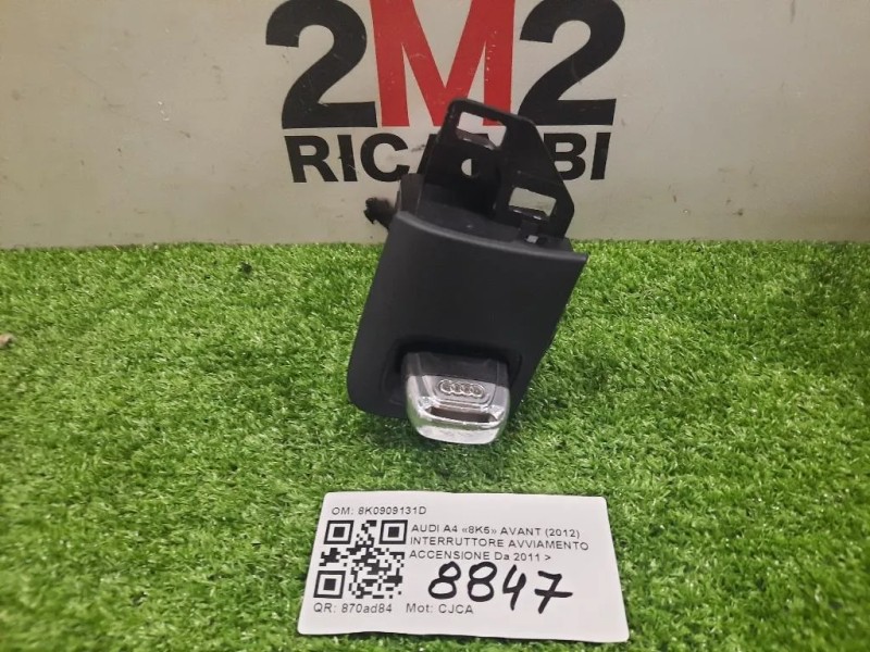 Interruttore Avviamento Accensione 8K0909131D Audi A4 8K5 Avant 2012