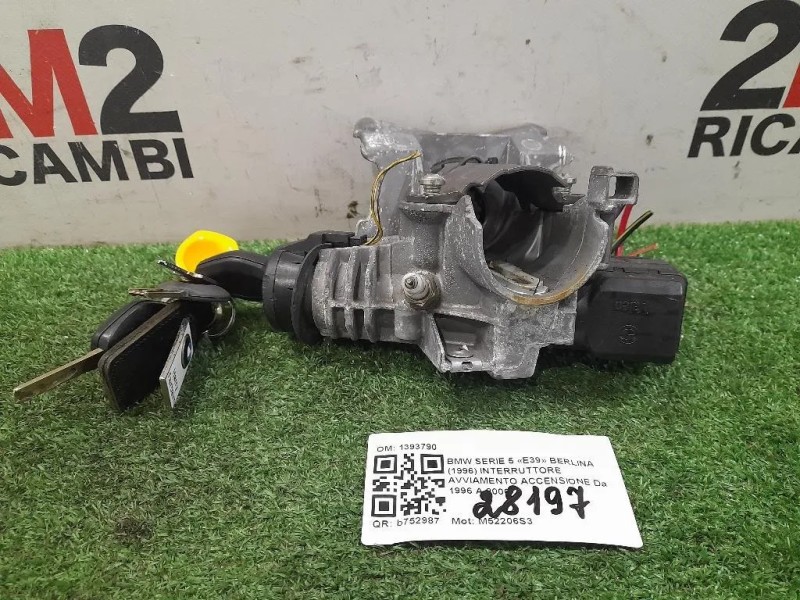 Interruttore Avviamento Accensione 1393790 Bmw Serie 5 E39 Berlina 1996