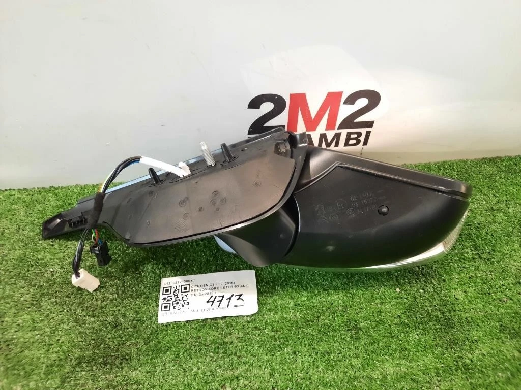Retrovisore Esterno ANT DX FILI 6+6 98128560XT Citroen C3 III 2016
