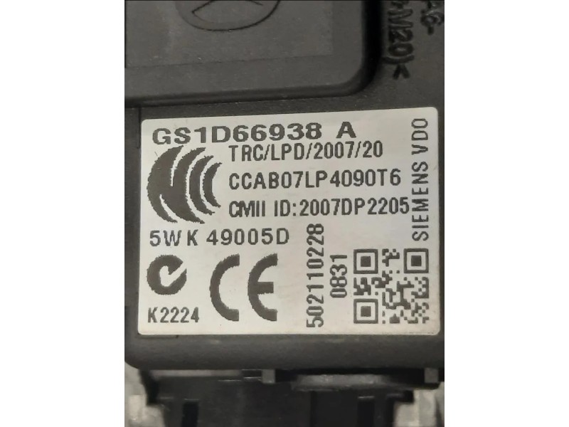 Interruttore Avviamento Accensione GS1D66938A 5WK49005D CON CHIAVE Mazda 6 III 2013