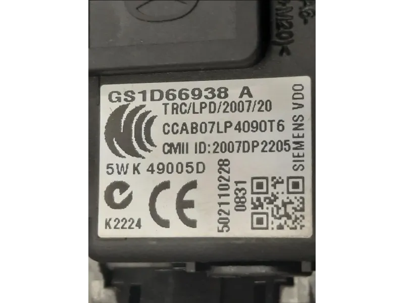 Interruttore Avviamento Accensione GS1D66938A 5WK49005D CON CHIAVE Mazda 6 III 2013