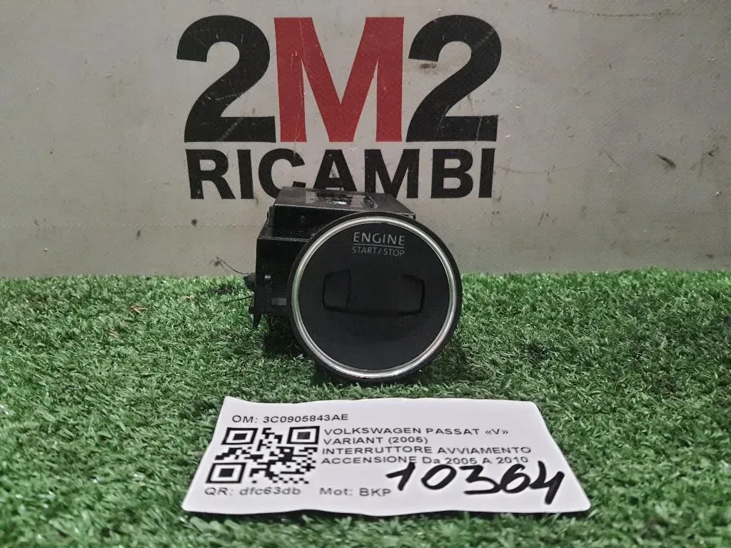 Interruttore Avviamento Accensione 3C0905843AE Volkswagen Passat V Variant 2005