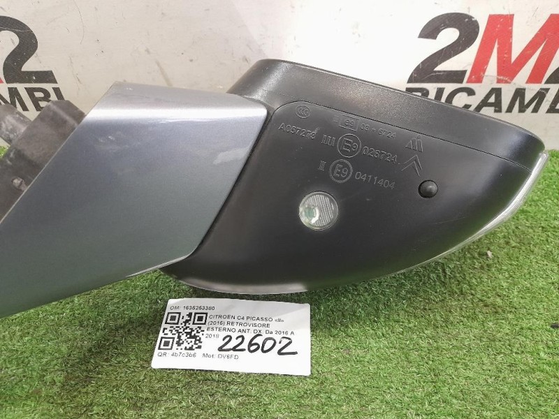 Retrovisore Esterno ANT DX 12 FILI 1635253380 Citroen C4 Grand Picasso II 2016