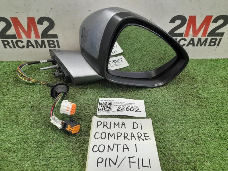 Retrovisore Esterno ANT DX 12 FILI 1635253380 Citroen C4 Grand Picasso II 2016
