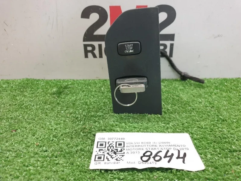 Interruttore Avviamento Motore Start-stop 30772449 Volvo XC60 I 2009