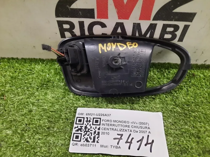Interruttore Chiusura Centralizzata 6M21-U226A37 Ford Mondeo IV 2007