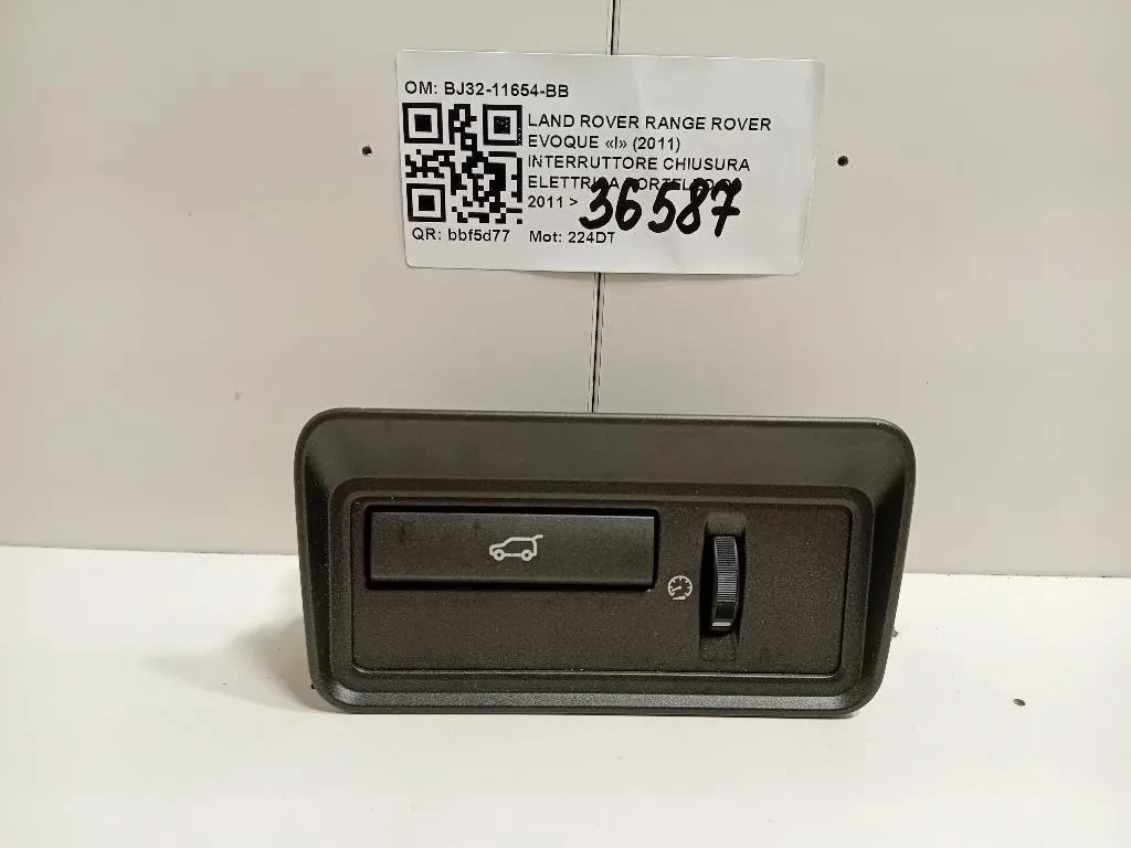 Interruttore Chiusura Elettrica Portello BJ32-11654-BB Land Rover Range Rover Evoque I 2011