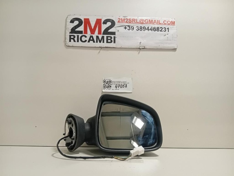 Retrovisore Esterno ANT DX 5 FILI SPECCHIO VETRO SPECCHIETTO Dacia Duster I 2014