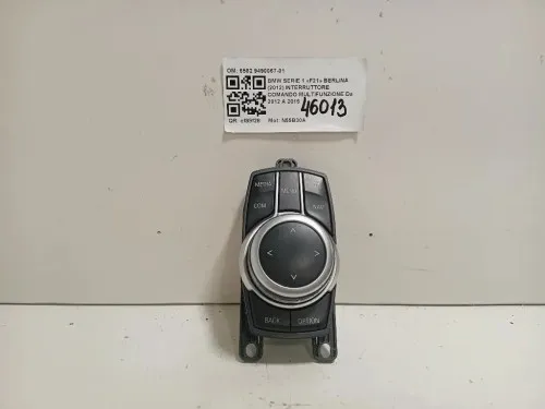 Interruttore Comando Multifunzione 6582 9490067-01 Bmw Serie 1 F21 Berlina 2012