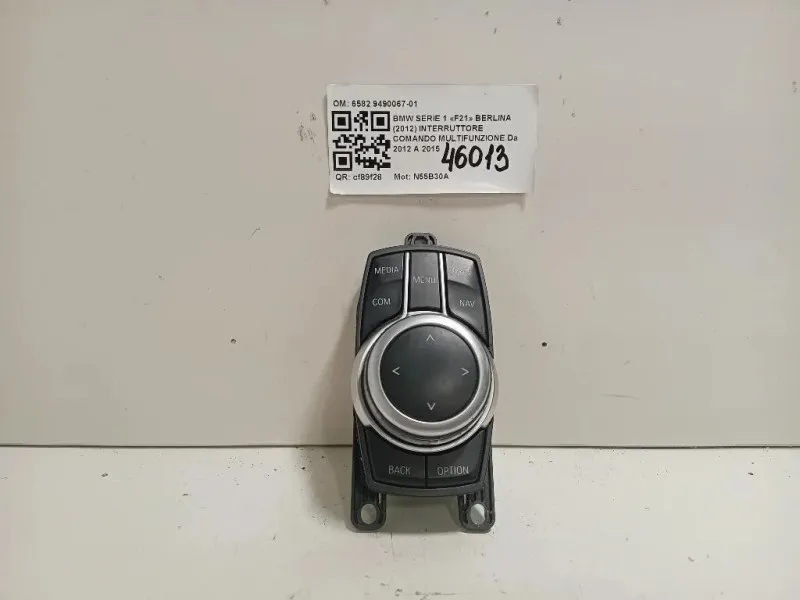 Interruttore Comando Multifunzione 6582 9490067-01 Bmw Serie 1 F21 Berlina 2012