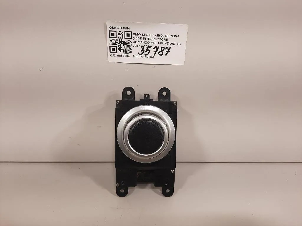 Interruttore Comando Multifunzione 6944884 Bmw Serie 5 E60 Berlina 2004