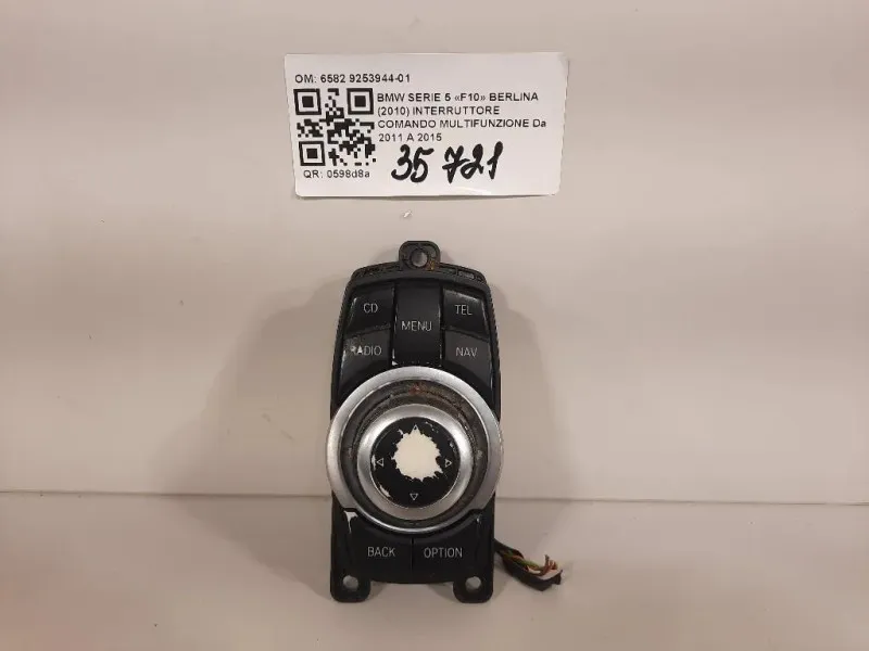 Interruttore Comando Multifunzione 6582 9253944-01 Bmw Serie 5 F10 Berlina 2010