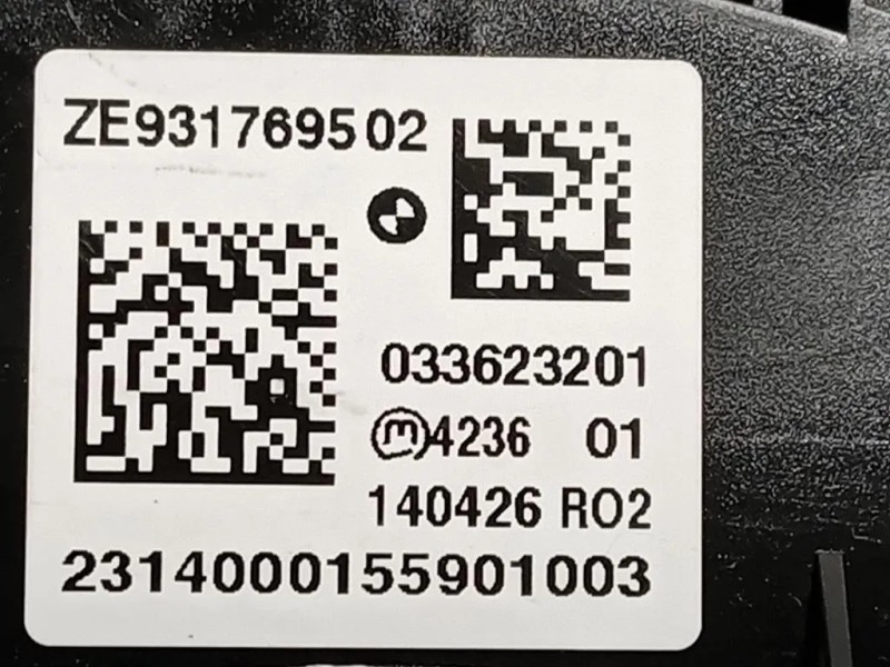 Interruttore Comando Multifunzione 6582 9286699-03 Bmw Serie 5 F10 Berlina 2010