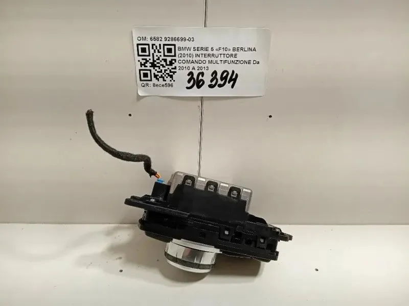 Interruttore Comando Multifunzione 6582 9286699-03 Bmw Serie 5 F10 Berlina 2010