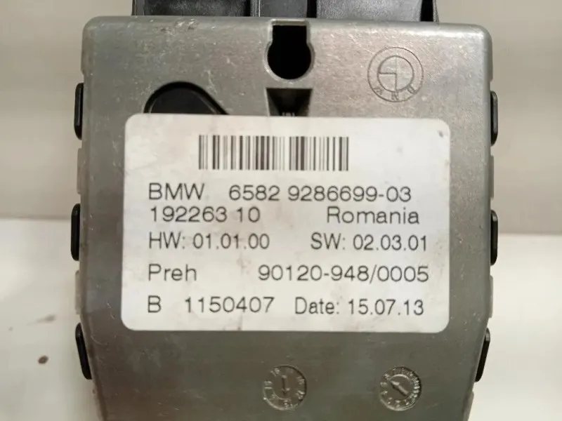 Interruttore Comando Multifunzione 6582 9286699-03 Bmw Serie 5 F10 Berlina 2010