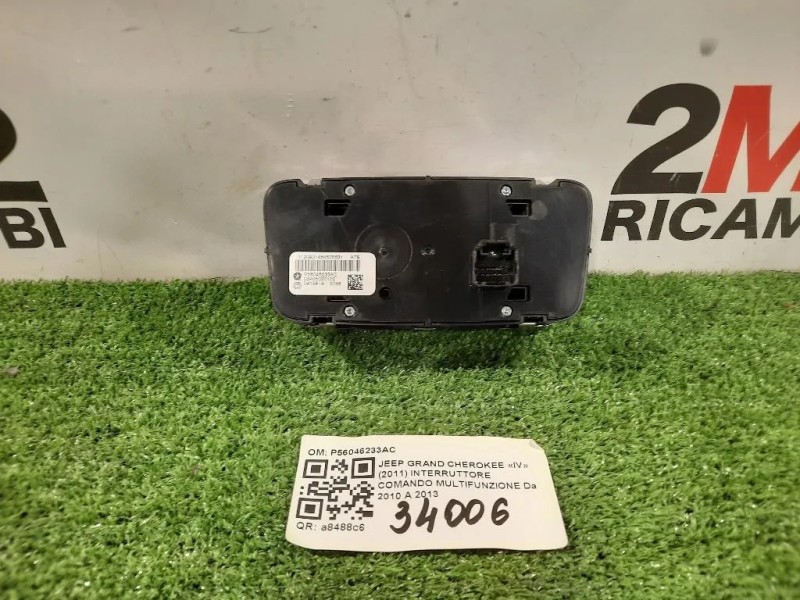 Interruttore Comando Multifunzione P56046233AC Jeep Grand Cherokee IV 2011