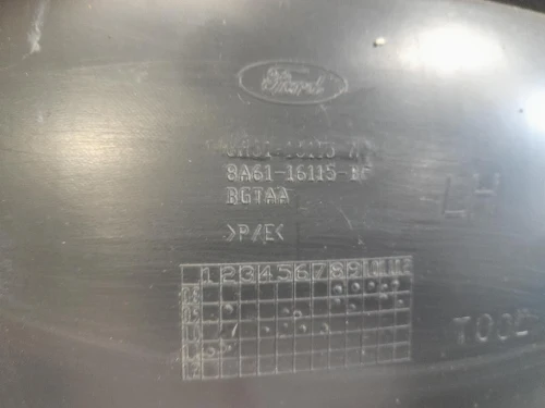 Parasassi Passaruota Interno ANT SX 8A6116115BF Ford Fiesta VI 2008