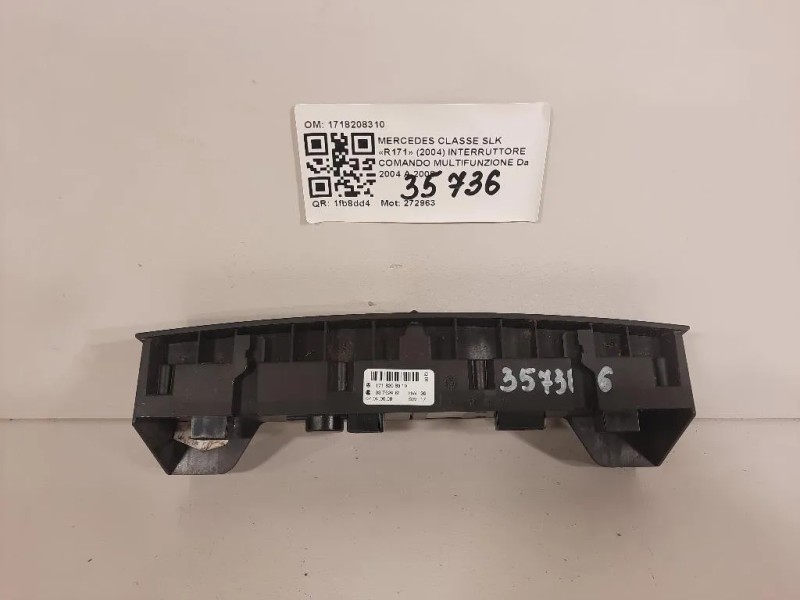 Interruttore Comando Multifunzione 1718208310 Mercedes Classe SLK R171 2004