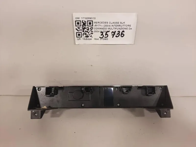 Interruttore Comando Multifunzione 1718208310 Mercedes Classe SLK R171 2004