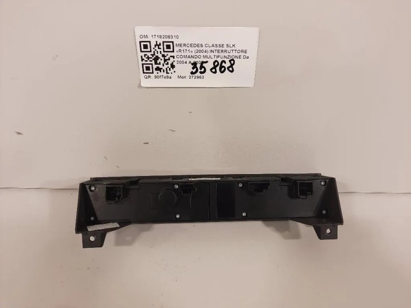 Interruttore Comando Multifunzione 1718208310 Mercedes Classe SLK R171 2004