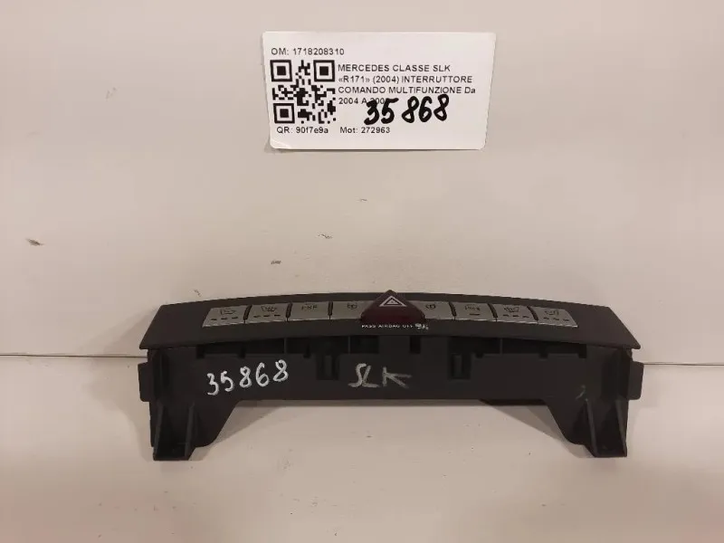 Interruttore Comando Multifunzione 1718208310 Mercedes Classe SLK R171 2004