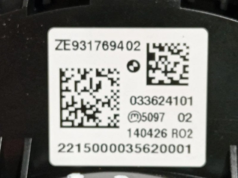 Interruttore Comando Multifunzione 033624101 Mini MINI Cooper F56 2018