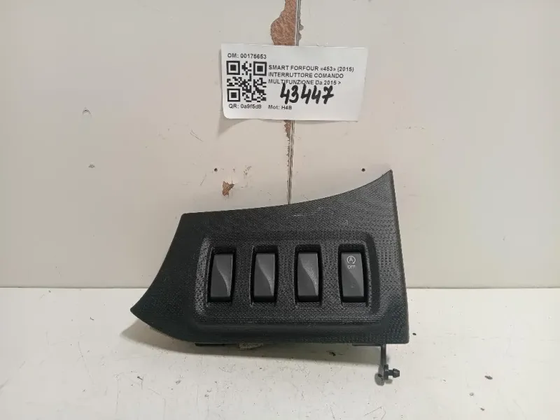 Interruttore Comando Multifunzione 00175653 Smart Forfour 453 2015