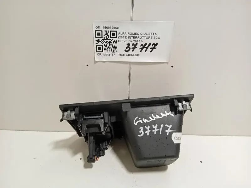 Interruttore ECO Drive 156089960 Alfa Romeo Giulietta 2013