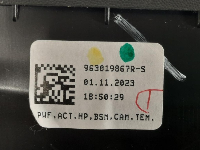 Retrovisore Esterno ANT DX RETROVISORE TELECAMERA963019867R Dacia Duster II 2018