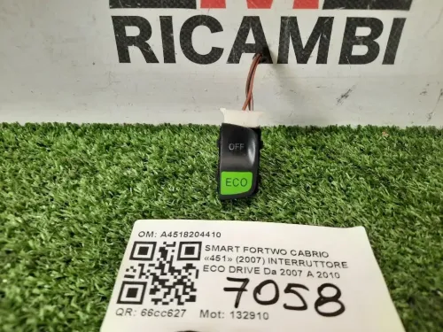 Interruttore ECO Drive A4518204410 Smart Fortwo Cabrio 451 2007