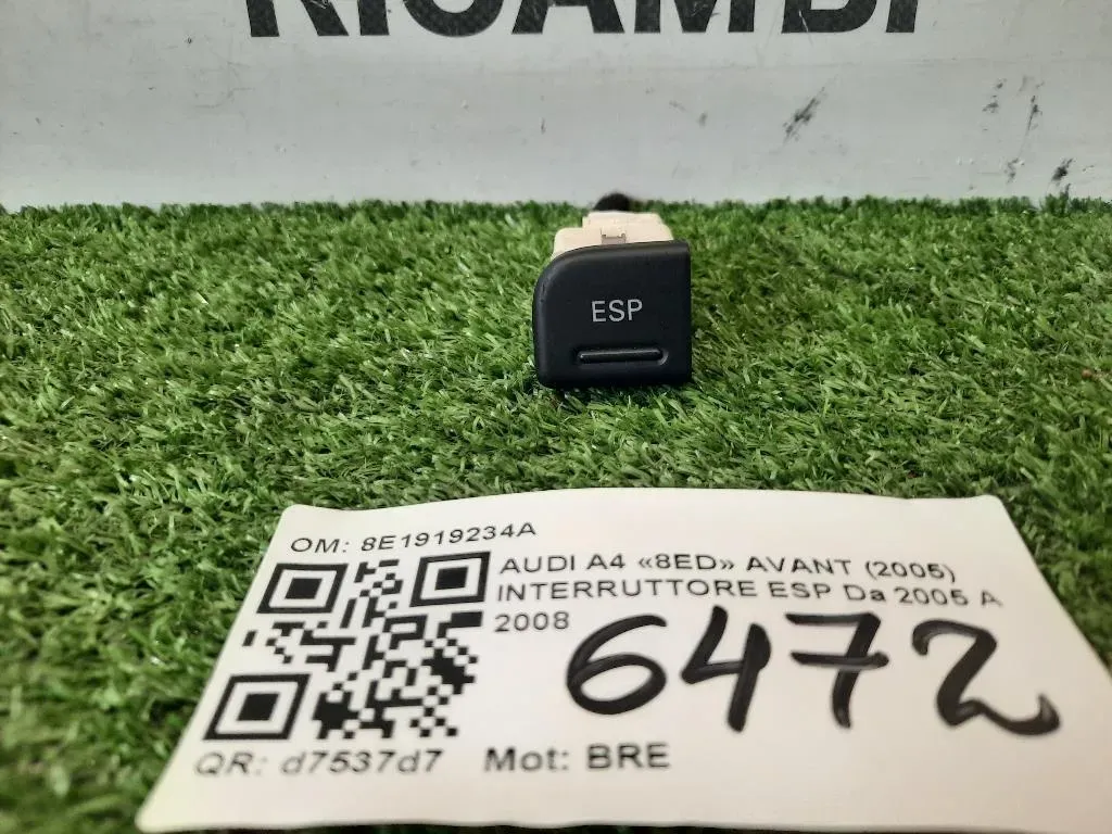 Interruttore ESP 8E1927134A PULSANTE Audi A4 8ED Avant 2005