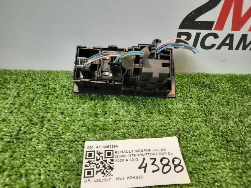 Interruttore ESP 479305259R GRUPPO ESP Renault Mégane III SW 2009