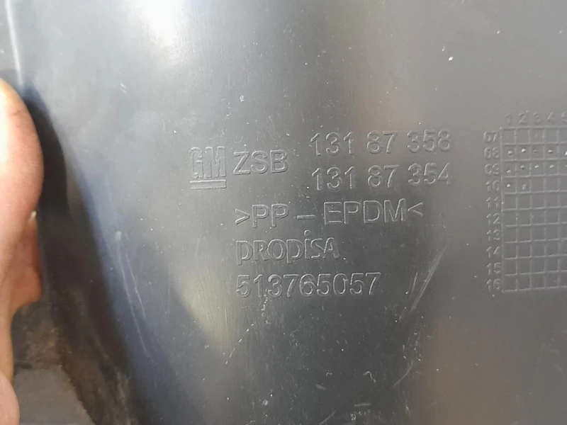 Parasassi Passaruota Interno ANT SX 513765057 Opel Corsa D 2010