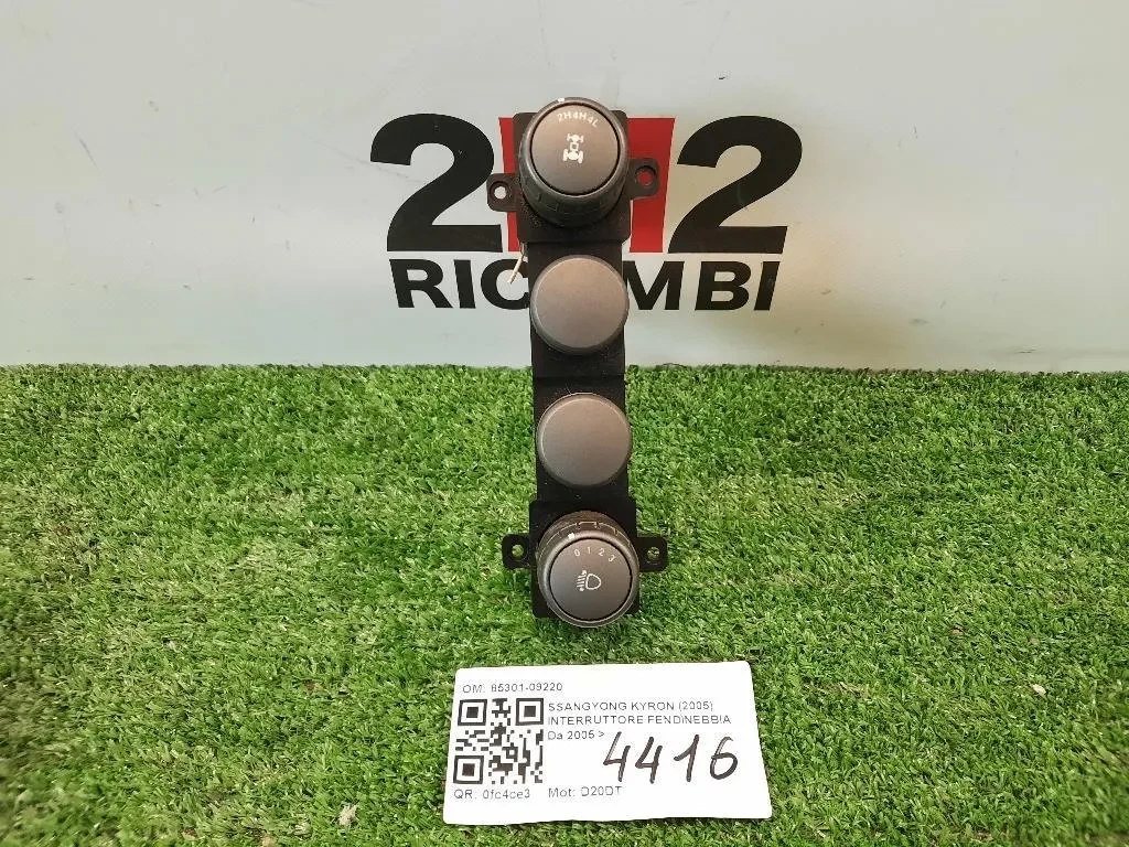 Interruttore Fendinebbia 85301-09220 Ssangyong Kyron 2005