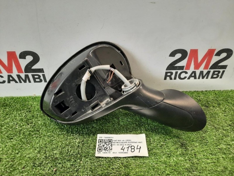 Retrovisore Esterno ANT DX 735655731 Fiat 500 II 2008
