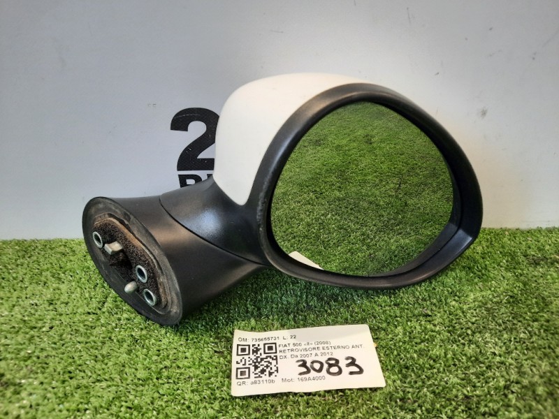 Retrovisore Esterno ANT DX 735655731 Fiat 500 II 2008