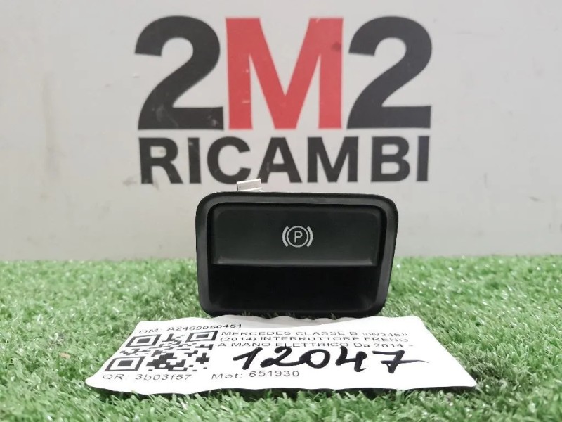 Interruttore Freno A MANO Elettrico A2469050451 Mercedes Classe B W246 2014