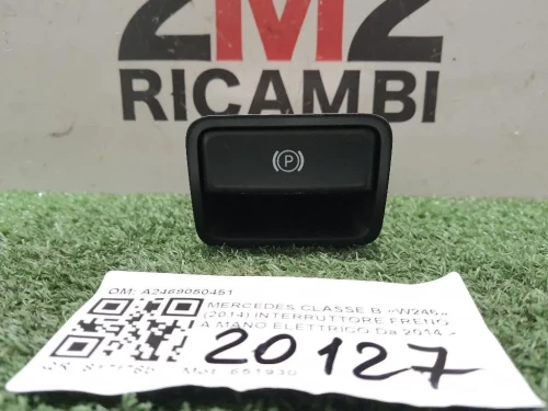 Interruttore Freno A MANO Elettrico A2469050451 Mercedes Classe B W246 2014