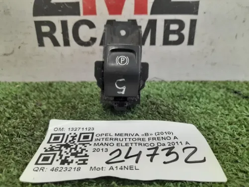 Interruttore Freno A MANO Elettrico 13271123 Opel Meriva B 2010