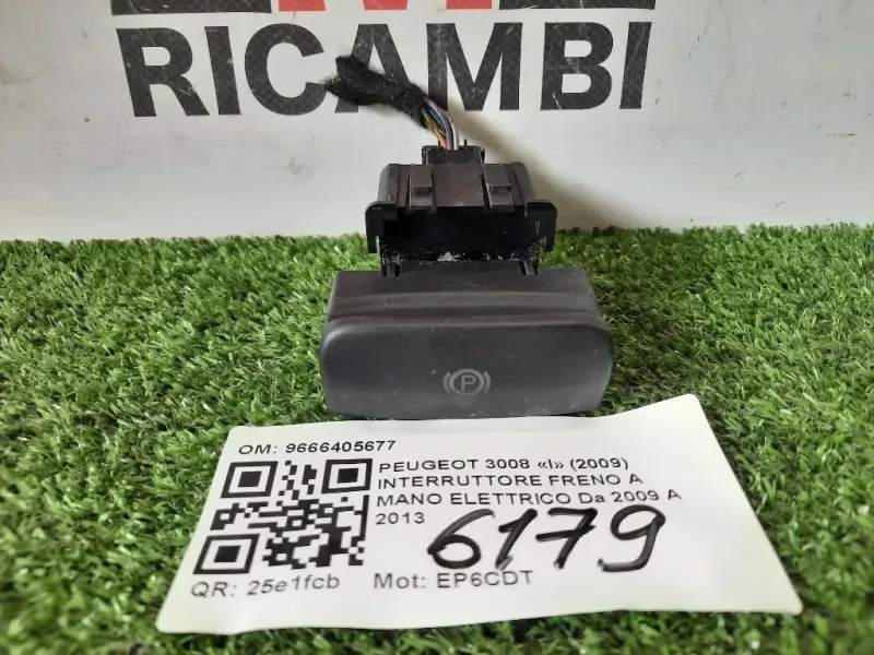 Interruttore Freno A MANO Elettrico 9666405677 Peugeot 3008 I 2009