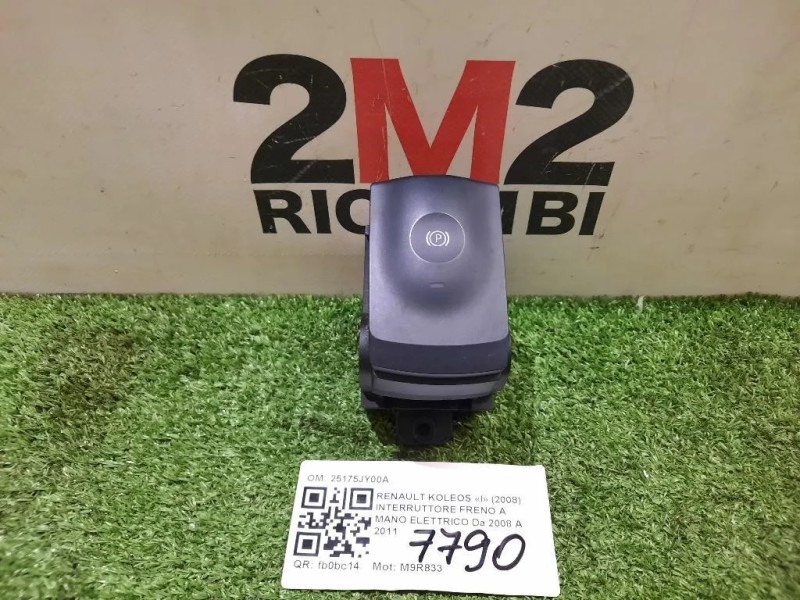 Interruttore Freno A MANO Elettrico 25175JY00A Renault Koleos I 2008