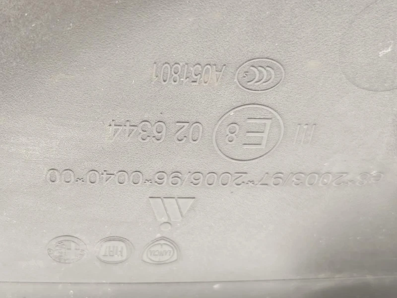 Retrovisore Esterno ANT DX 5 FILI SPECCHIO VETRO SPECCHIETTO Fiat 500L 2013