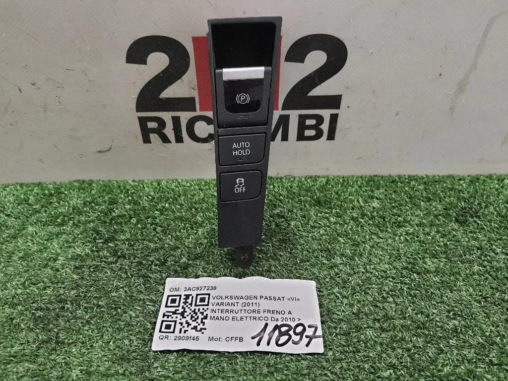 Interruttore Freno A MANO Elettrico 3AC927238 Volkswagen Passat VI Variant 2011