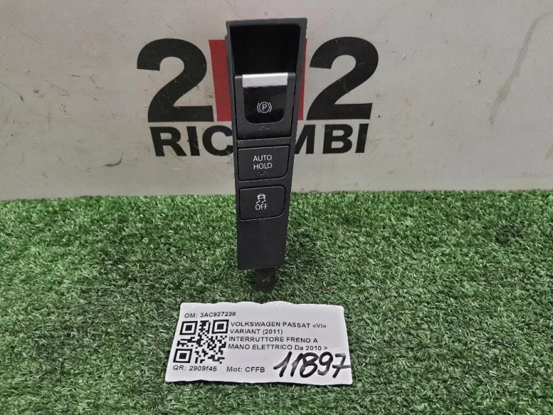 Interruttore Freno A MANO Elettrico 3AC927238 Volkswagen Passat VI Variant 2011