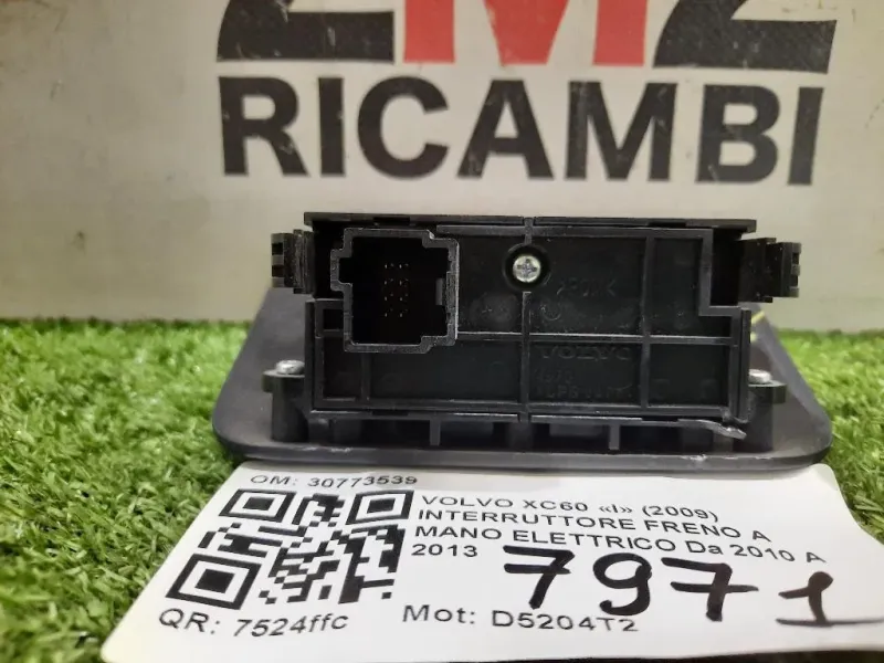 Interruttore Freno A MANO Elettrico 30773539 Volvo XC60 I 2009