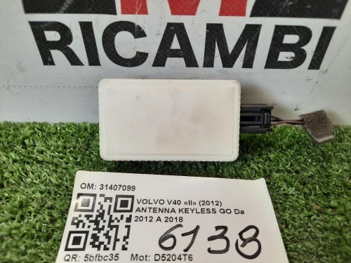 Antenna Keyless GO 31407099 TELECOMANDO KEYLESS Volvo V40 II 2012