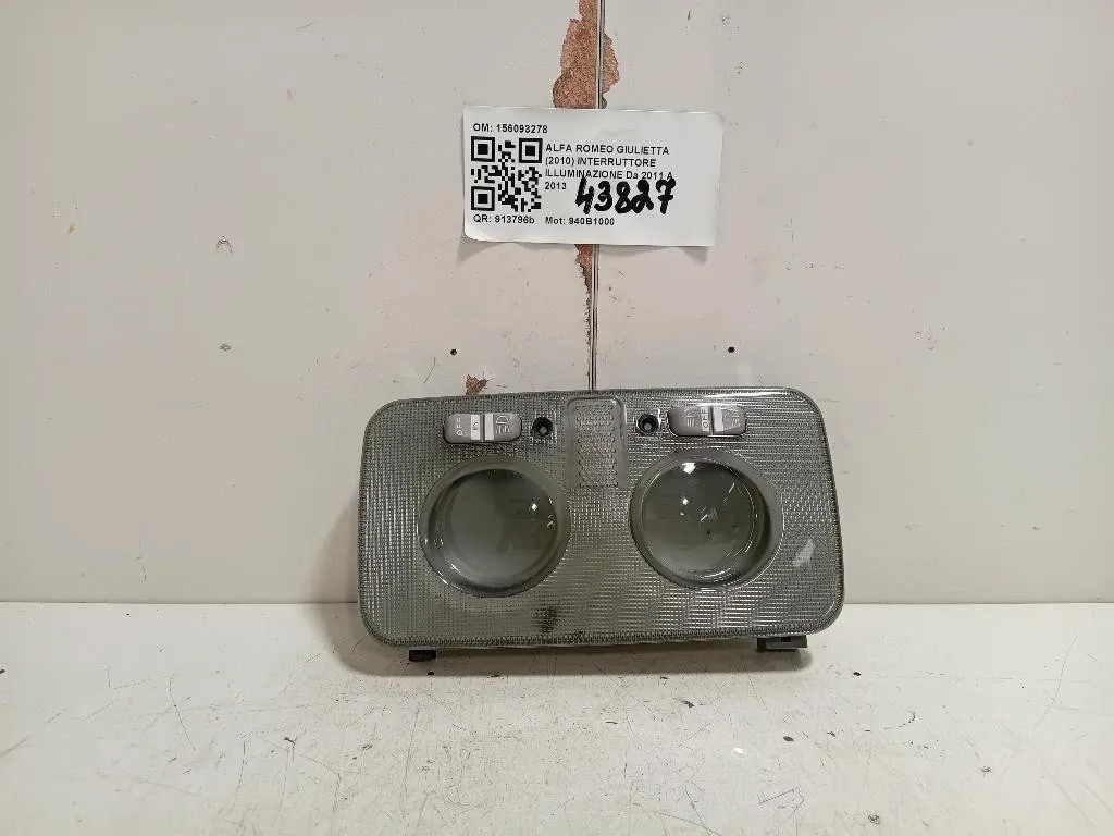 Interruttore Illuminazione 156093278 Alfa Romeo Giulietta 2010